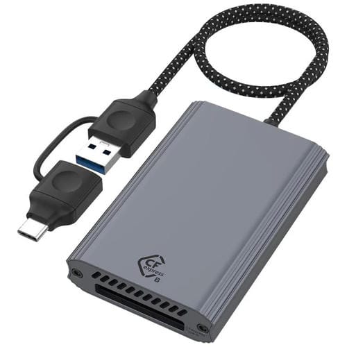 Lector de Tarjetas Tipo C USB a Cfexpress Tipo B (Gris)