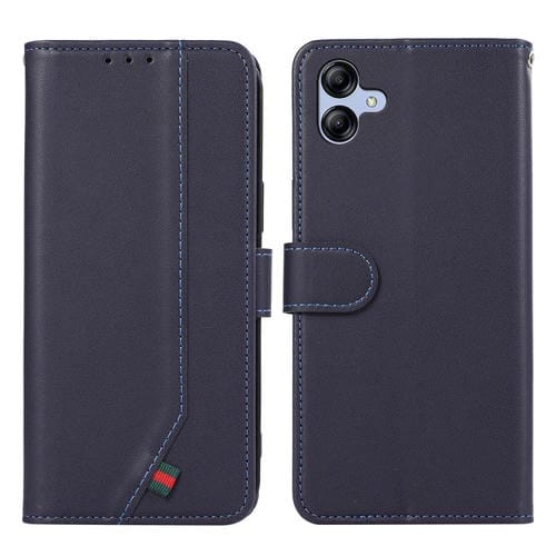 Funda de cuero ABEEL con textura delicada y RFID para Samsung Galaxy A07 5G (azul)