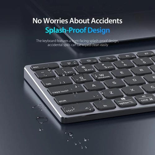 Teclado Inalámbrico Universal Portátil Dux Ducis Serie Lk (Negro)