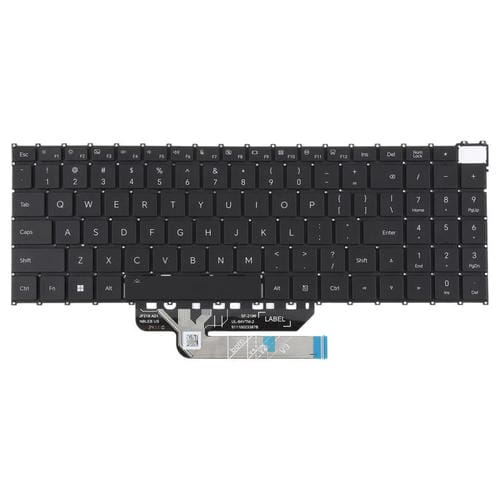 Teclado portátil Honor MagicBook X16 2022 PRO BRN-F56 G561 H76 G56 F561 Versión USA (Negro)