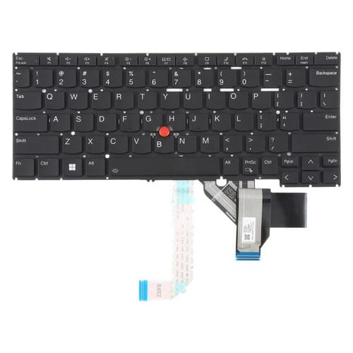 Clavier Lenovo ThinkPad X13 Gen 4 Version USA avec pointeur (Noir)