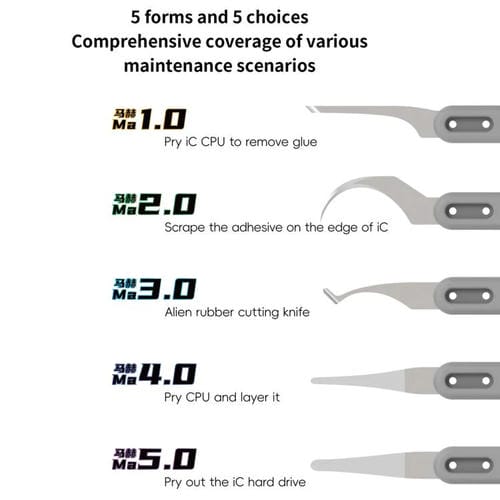 Kit de 18 Cuchillas Ma-Suit 5 en 1 Pulidas a Mano