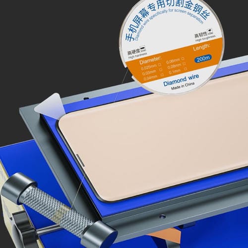 Separação de Malha 200 m com Fio de Corte de Diamante Diâmetro 0,025mm