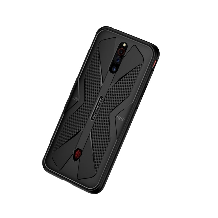 Para ZTE Nubia Magic Red Magic 5G / 5S Sombra de mariposa a prueba de golpes TPU Funda protectora (Negro)