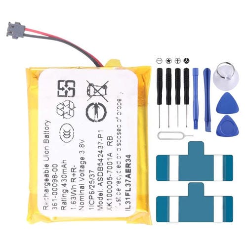 Garmin Fenix 5X / 5s Plus Battery (361-00098-00, 500 mAh)