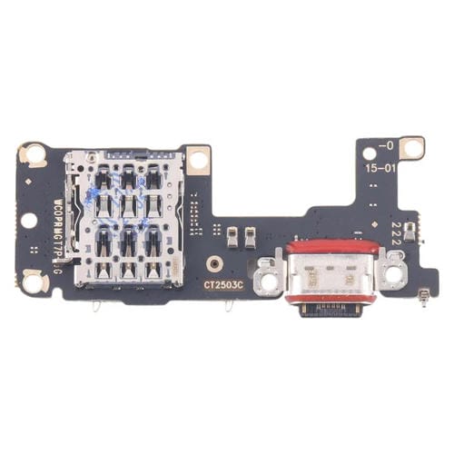 Plaque de charge pour Realme GT7 Pro 5G RMX5010 RMX5011 avec emplacement pour carte SIM (non compatible avec charge rapide)