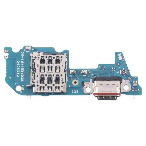 Plaque Port de Charge pour Realme 14 Pro+ 5G RMX5051 avec Emplacement pour Carte SIM (non compatible avec Charge rapide)