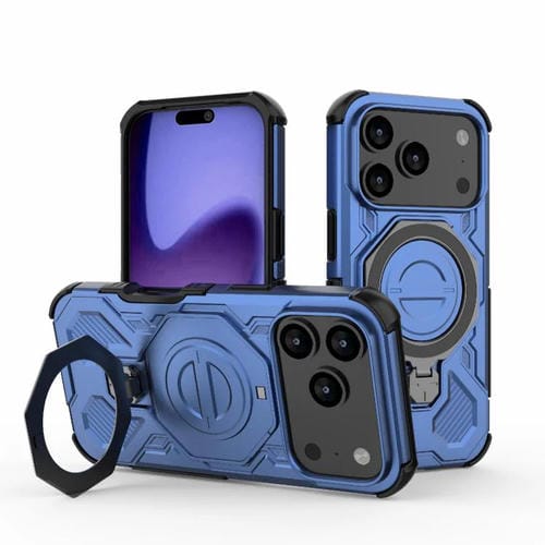 Funda magnética de TPU y PC MagSafe de color sólido para iPhone 17 Pro y iPhone 20 (azul)