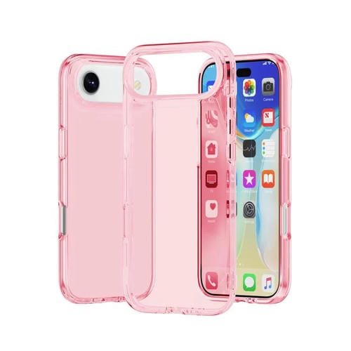 Funda antigolpes con purpurina Terminator para iPhone 17 Air (rosa transparente)