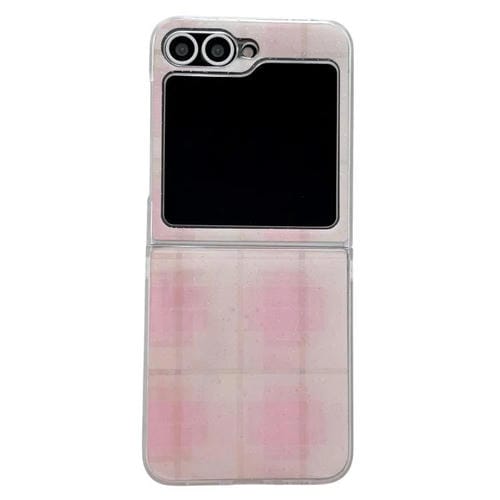 Funda con estampado de puntos brillantes para Samsung Galaxy Z Flip5 (rosa)