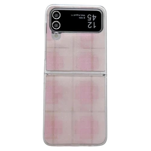 Funda con estampado de puntos brillantes para Samsung Galaxy Z Flip3 5G (rosa)