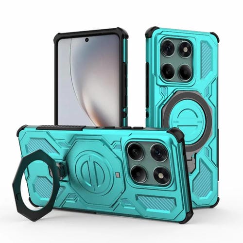 Funda magnética de TPU y PC MagSafe de color sólido para Motorola Edge 60 Fusion 5G Global J-20 (azul lago)