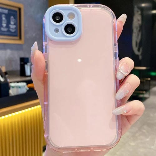 Funda de TPU + PC con MagSafe de colores vibrantes para iPhone 14 Plus (rosa)