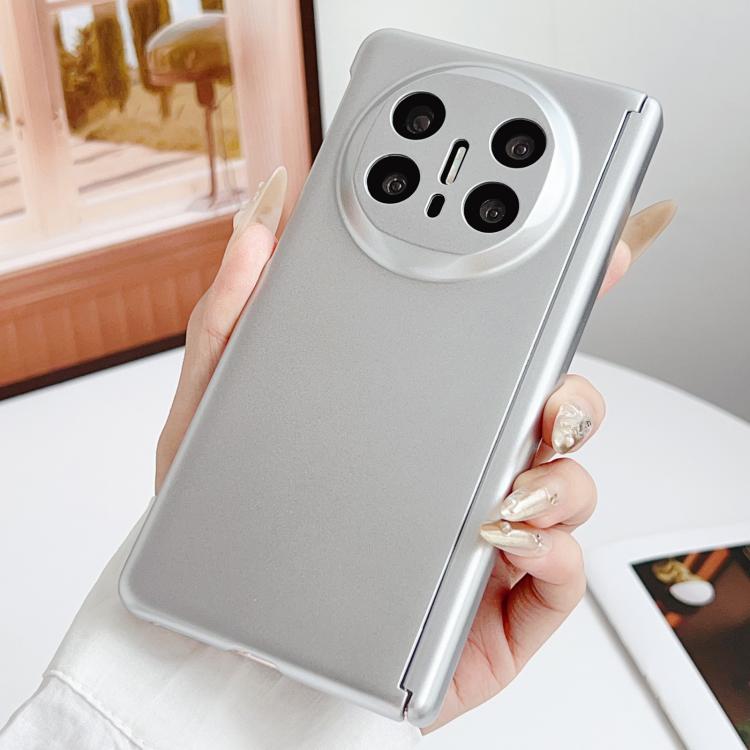 Funda plegable con bisagra magnética para Huawei Mate X6 (plateada)