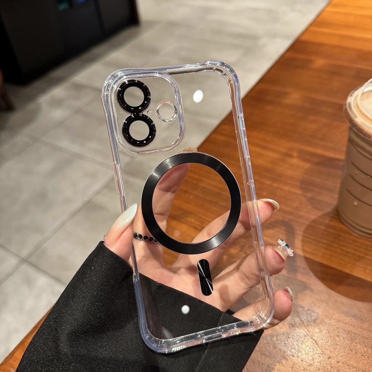 Funda de acrílico transparente MagSafe para iPhone 13 Pro Max (plateada)