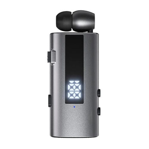 Auriculares inalámbricos Bluetooth con clip para collar K92 (gris)