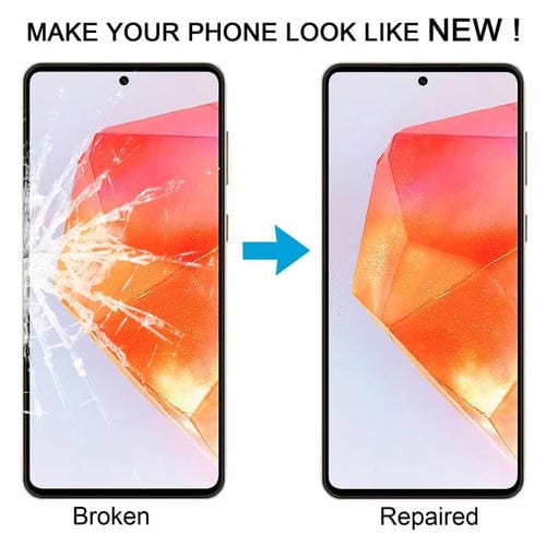 Lentes de Vidro Externo Samsung Galaxy C55 SM-C556B com Adesivo OCA (10 Unidades)