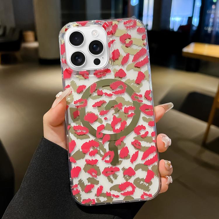 Funda MagSafe con laminado de doble cara IMD para iPhone 16 Pro Max (rosa)