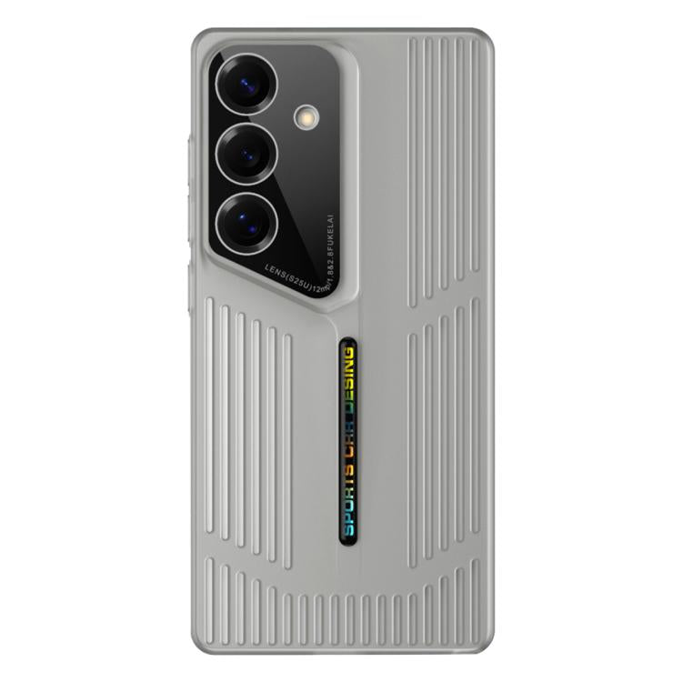 Funda para Samsung Galaxy S25+ 5G, translĂșcida, esmerilada y con disipaciĂłn de calor (negra y gris)