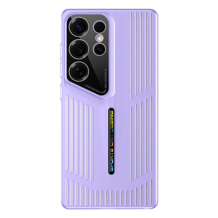 Funda para Samsung Galaxy S23 Ultra 5G, translĂșcida, esmerilada y con disipaciĂłn de calor (morada)