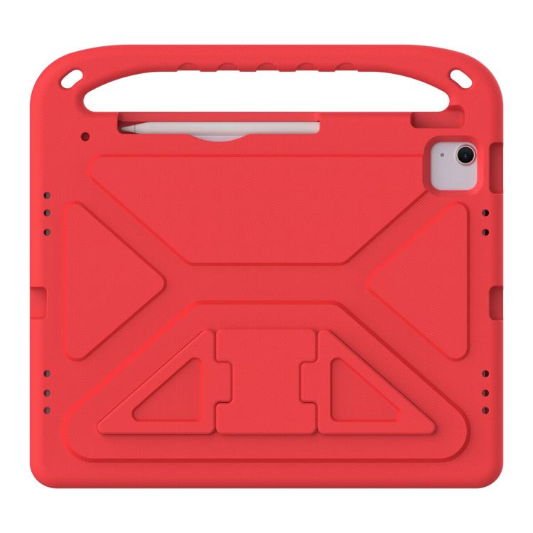 Funda de EVA a prueba de golpes con asa y soporte para iPad Air 13 (2024/2025) (roja)