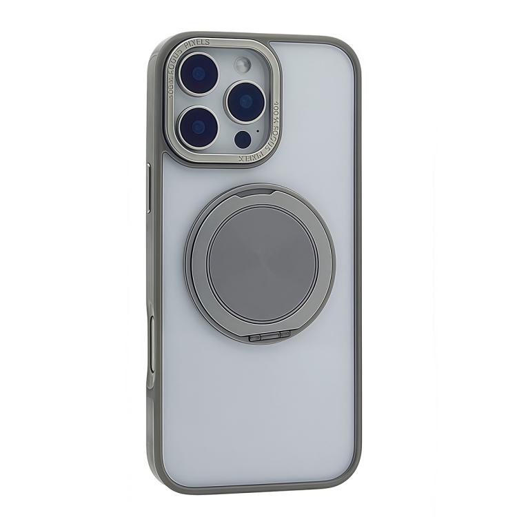 Funda MagSafe semitransparente con rotación de 360 grados para iPhone 14/13 (gris)
