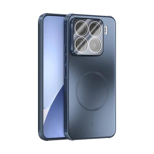 Funda ABEEL para Xiaomi 15 Pro con disipación de calor, esmerilada y MagSafe, con película para lente (azul oscuro)