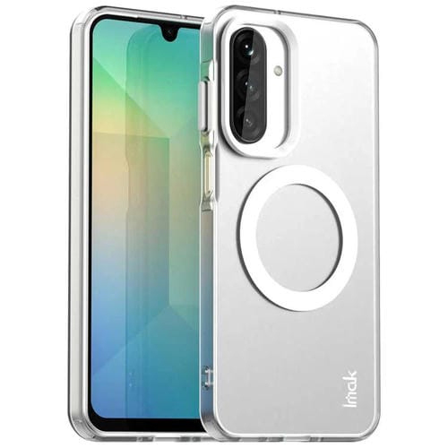 Funda de TPU + PET MagSafe IMAK Chocolate Series para Samsung Galaxy A17 5G (blanca)