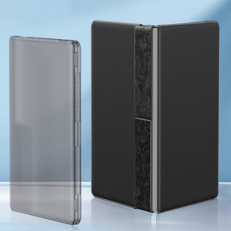 Funda GKK para Huawei MateBook X Pro 2024 cobertura total ultrafina (Negro translúcido)