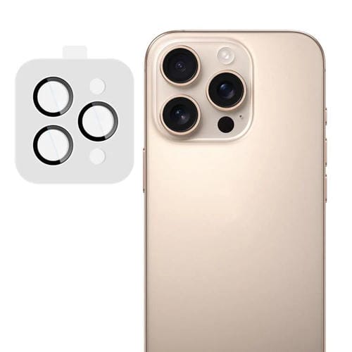 Funda para iPhone 16 Pro / 16 Pro Max con película de cristal imak para lente de cámara trasera, versión exclusiva con autoposicionamiento