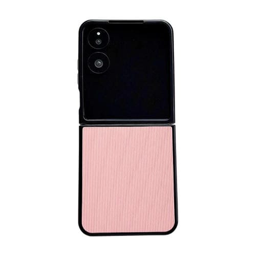 Funda protectora con textura vertical para Xiaomi Mix Flip 2 (rosa)