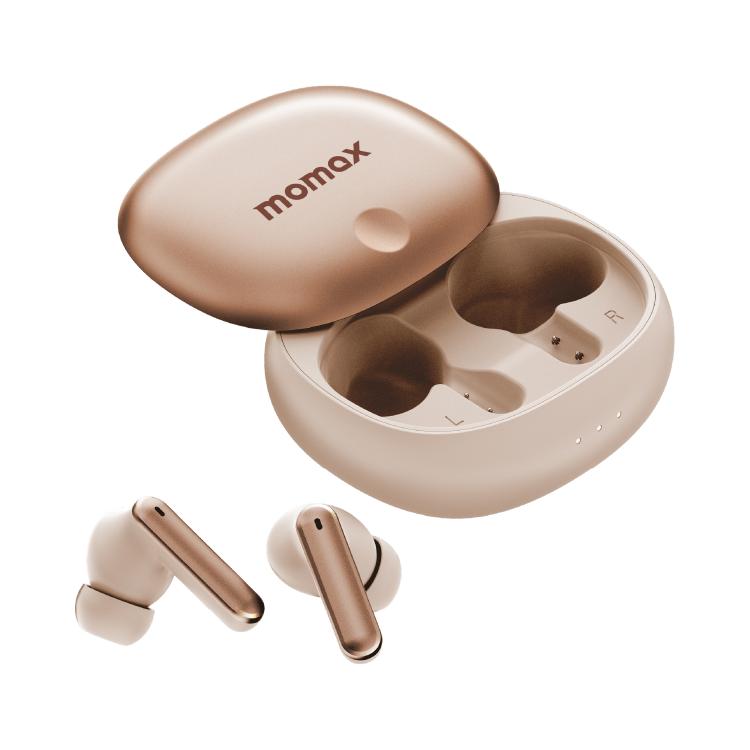 Auriculares inalámbricos MOMAX 1-Vibe Lite con cancelación de ruido BT5.4 (dorados)