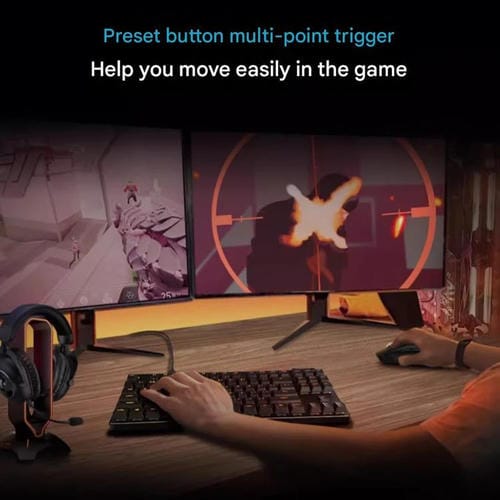 Teclado inalámbrico Logitech G PRO X TKL Rapid con interruptores magnéticos (Rosa)