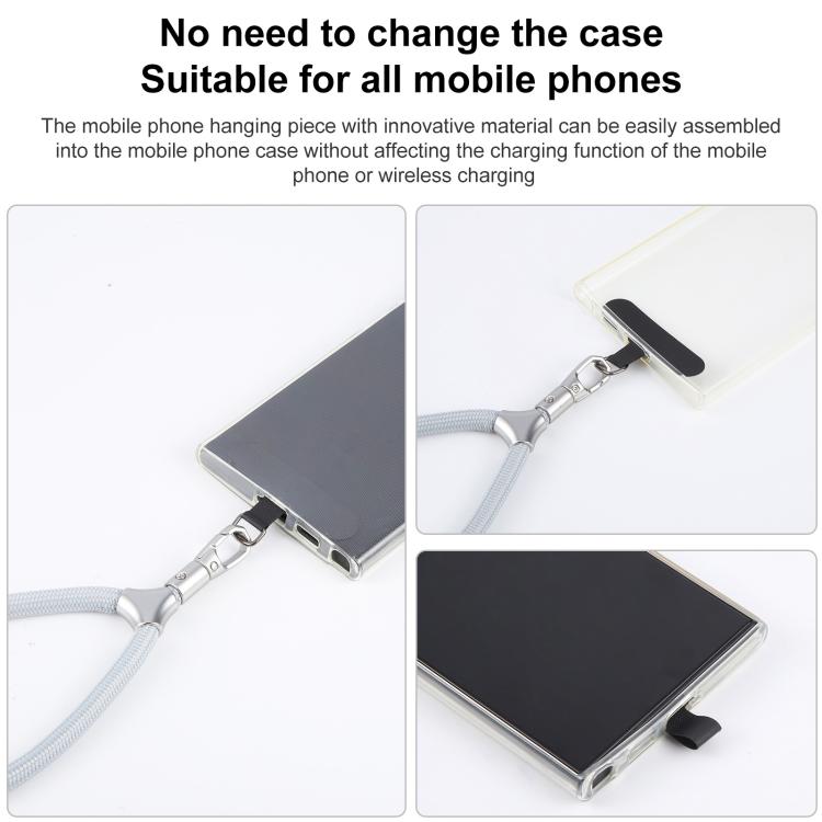 8mm Adjustable Silver Buckle Wrist Short Strap Anti-lost Mobile Phone Lanyard(Red)