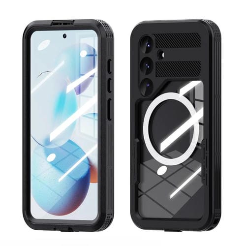 Funda RedPepper para Samsung Galaxy S25 5G, resistente al agua IP68, triple protecciĂłn MagSafe (negra)