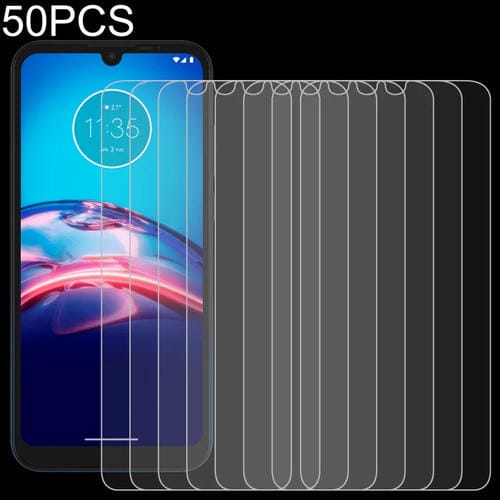 Para Motorola Moto E (2020) 50 PCS 0.26mm 9H 2.5D Película de vidrio templado