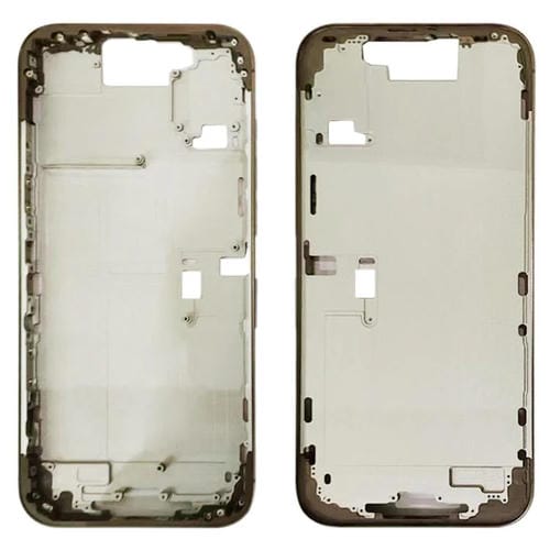 Piastra Lunetta Cornice Centrale Apple iPhone 16 Pro Max (Dorato)