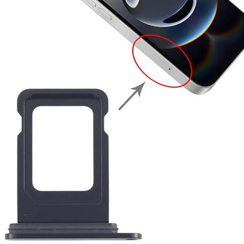 Vassoio Scheda SIM Apple iPhone 16E (Nero)