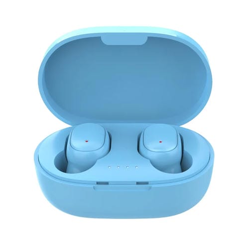 Auricular Inalámbrico Bluetooth A6S Resistente Al Agua Ipx4 Con Estuche De Carga (Azul)