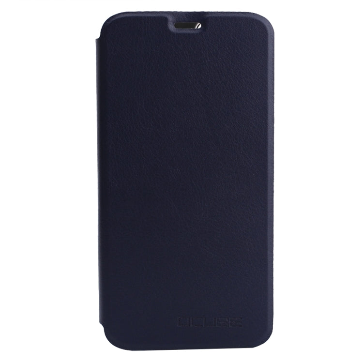 Estuche de Cuero Ocube para Oukitel U22 (Mph1798) Abatible Horizontal con Soporte (Azul Oscuro)