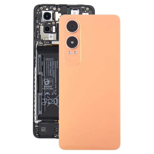 Carcasa Tapa Trasera de Plástico con Tapa Lente de Cámara OnePlus Nord CE4 Lite (Naranja)
