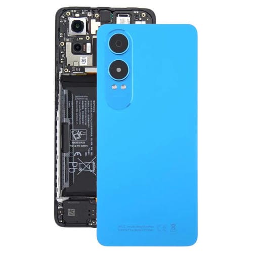 Carcasa Tapa Trasera de Plástico con Tapa Lente de Cámara OnePlus Nord CE4 Lite (Azul)