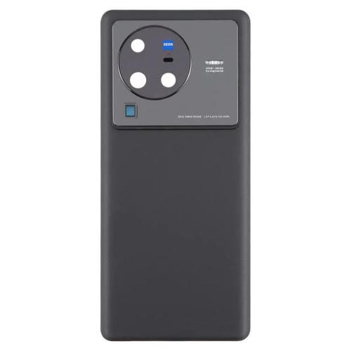 Couvercle arrière de la batterie et lentille de l'appareil photo pour Vivo X80 Pro (Noir)