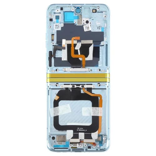 Ecrã Completo Original com Moldura para Motorola Razr 40 Ultra XT2321-3 XT2321-1 XT2321-2 (Azul)