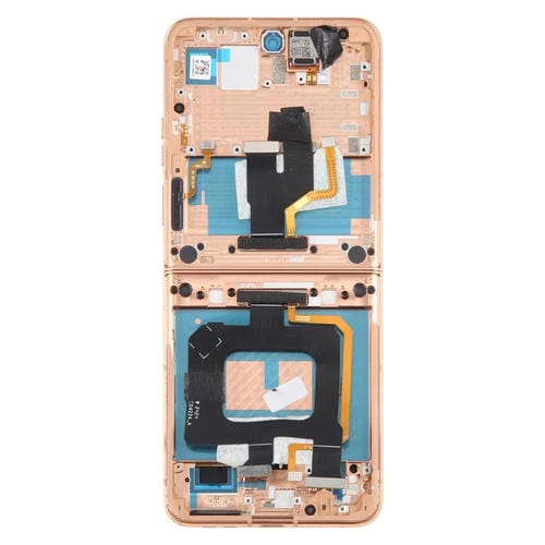 Original Full Screen with Frame for Motorola Razr+ 2024 (Gold)