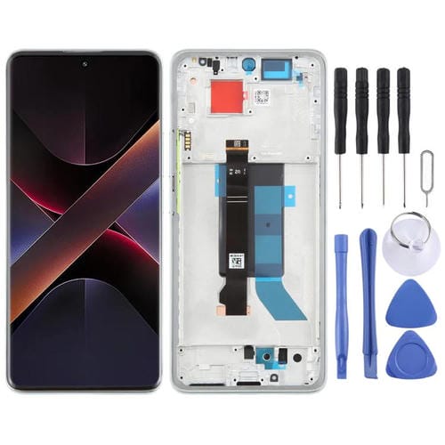 Ecrã Completo Original AMOLED com Moldura para Xiaomi Poco X7 5G (Verde)