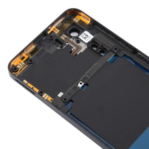 Couvercle arrière de batterie en plastique ZTE Nubia Neo 5G 8150N Cadre central Couvercle de lentille de caméra (Noir)