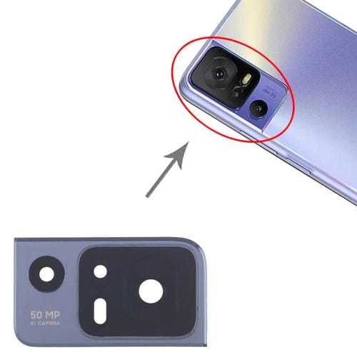 Rückseitige Kamerlinse TCL 40 SE T610K (Schwarz)