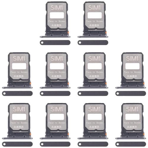 Plateau Carte SIM Xiaomi Redmi K80 (10 Unités) (Noir)