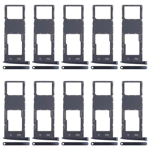 SIM Card and Micro SD Tray Motorola Moto G6 Plus (10 Units) (Black)
